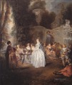 Les Fetes venitiennes Jean Antoine Watteau classic Rococo